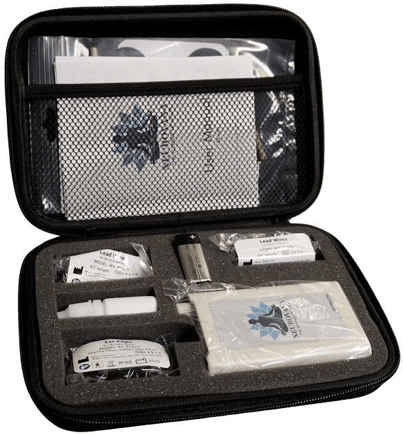 Neurovana Calm Ultra CES therapy device kit